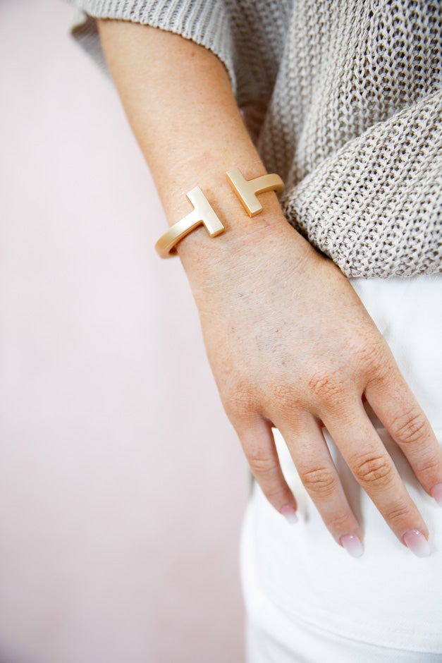 Minimalist Metal Cuff Bracelet