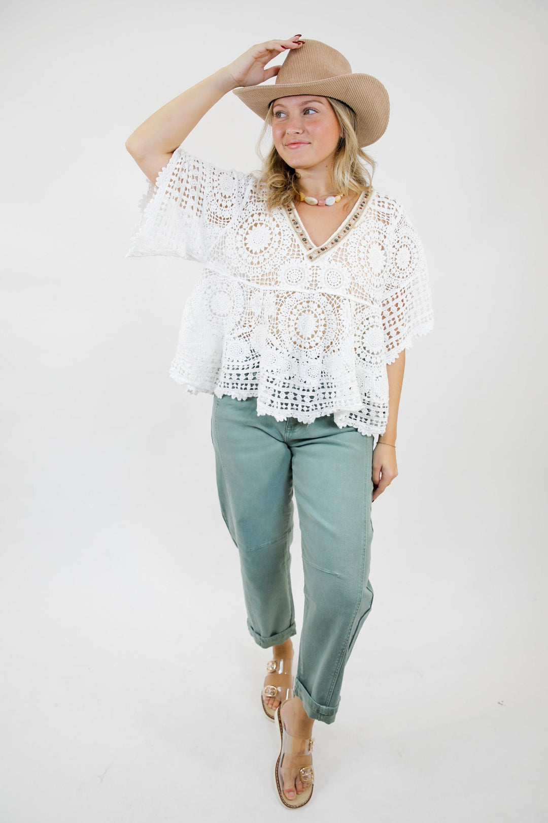 Soft Landing Barrel Crop Pants