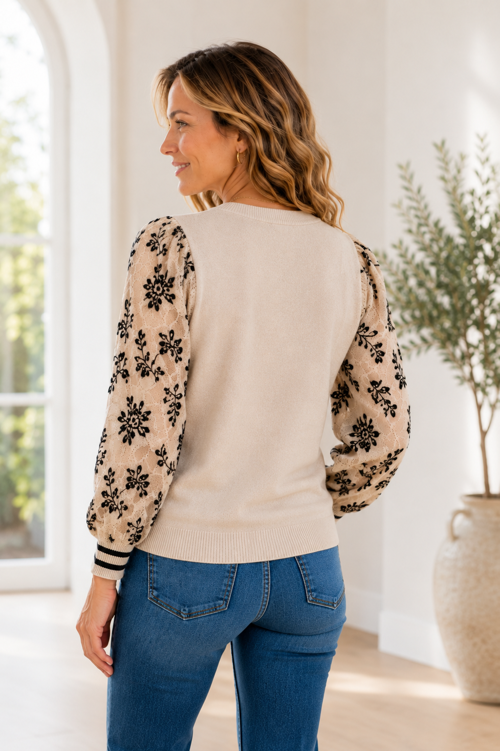 Stitched in Style Embroidered Sweater