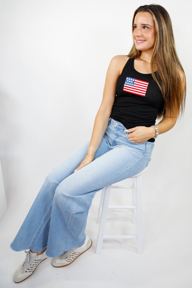 Stars in Style Ribbed Tank