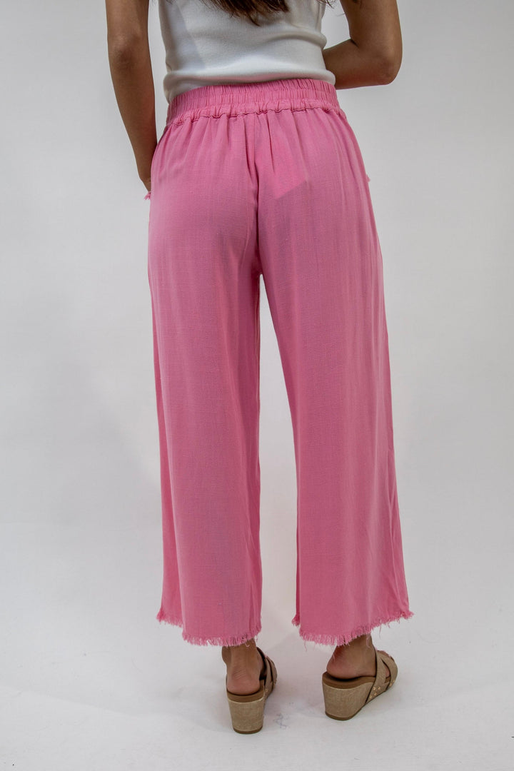 Barefoot Breeze Linen Pants (Multiple Colors)