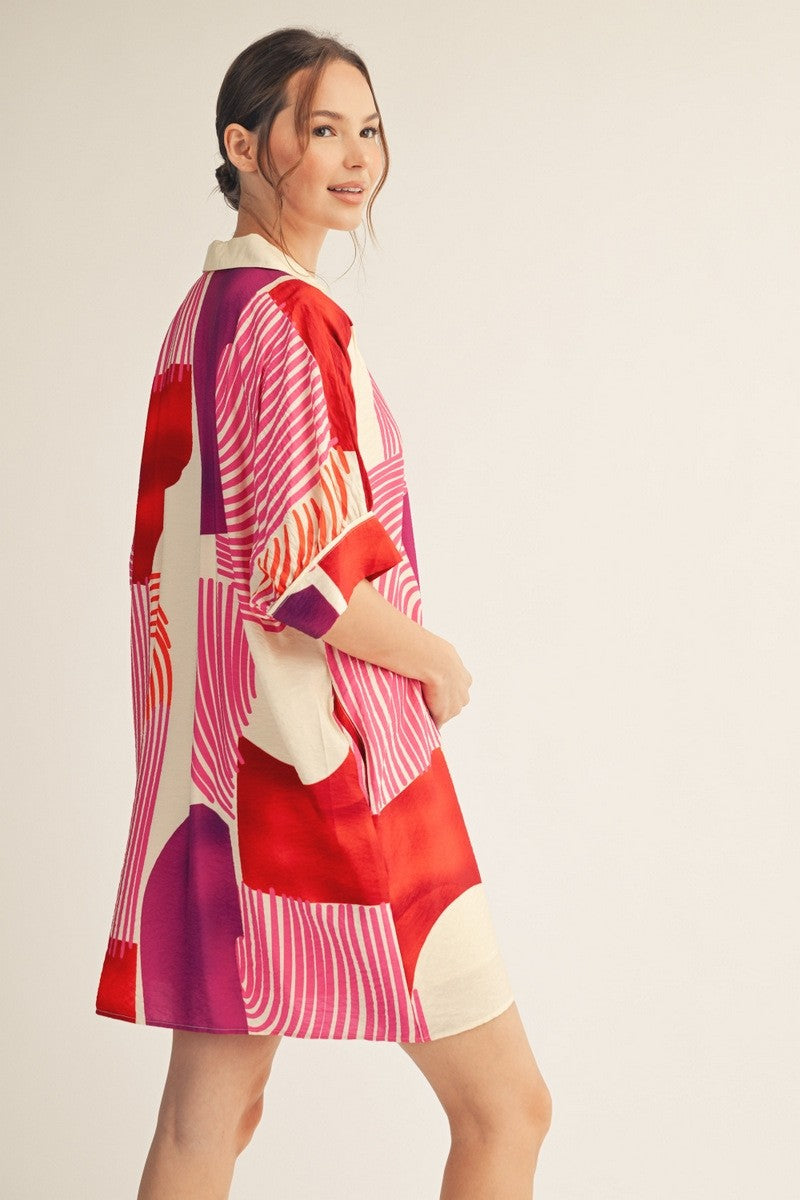 Fiesta Geo Pocket Dress