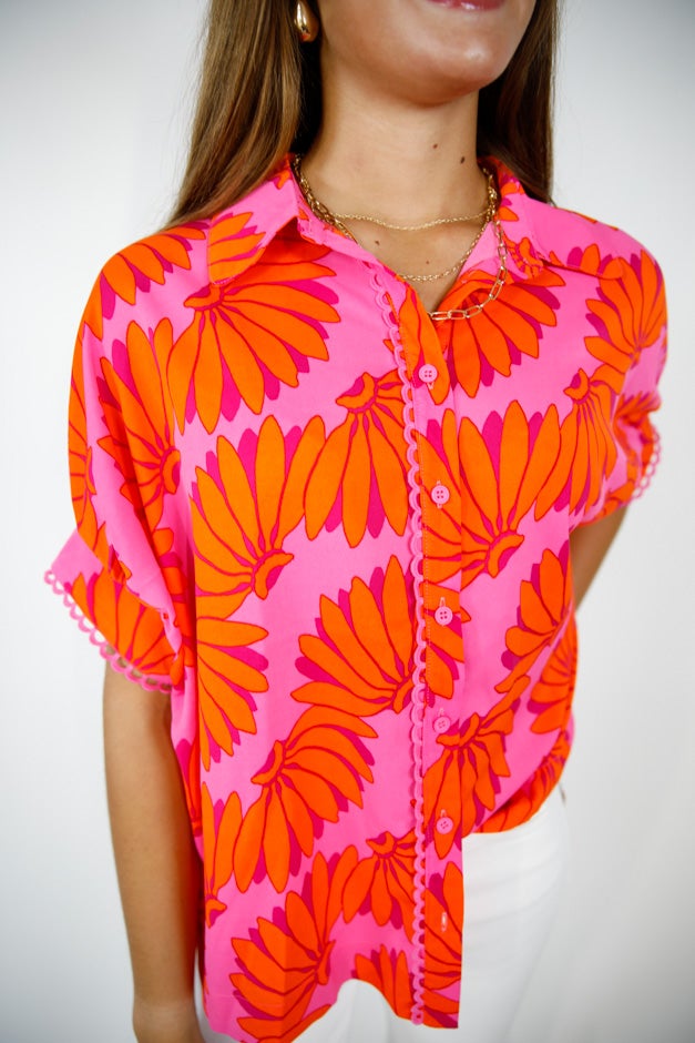 Tropical Tango Blouse *Final Sale*