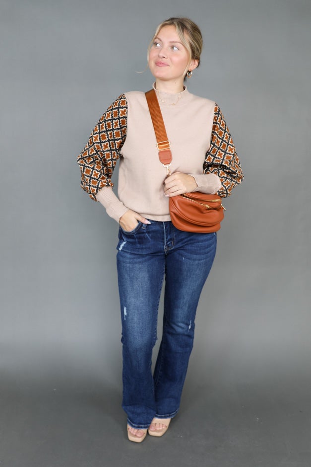 Statement Sleeve Knit Sweater *Final Sale*