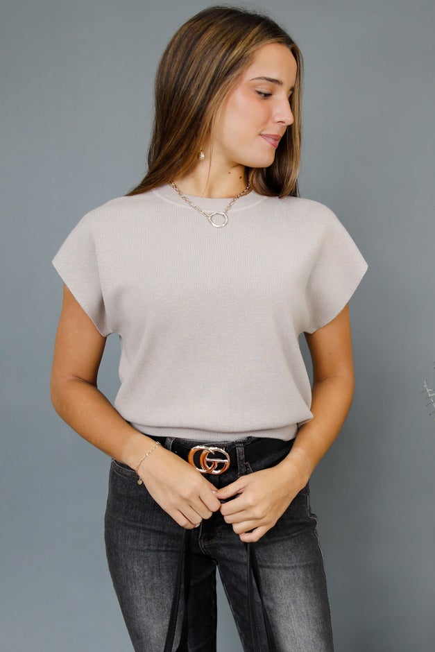 Take Your Turn Dolman Sleeve Knit Top
