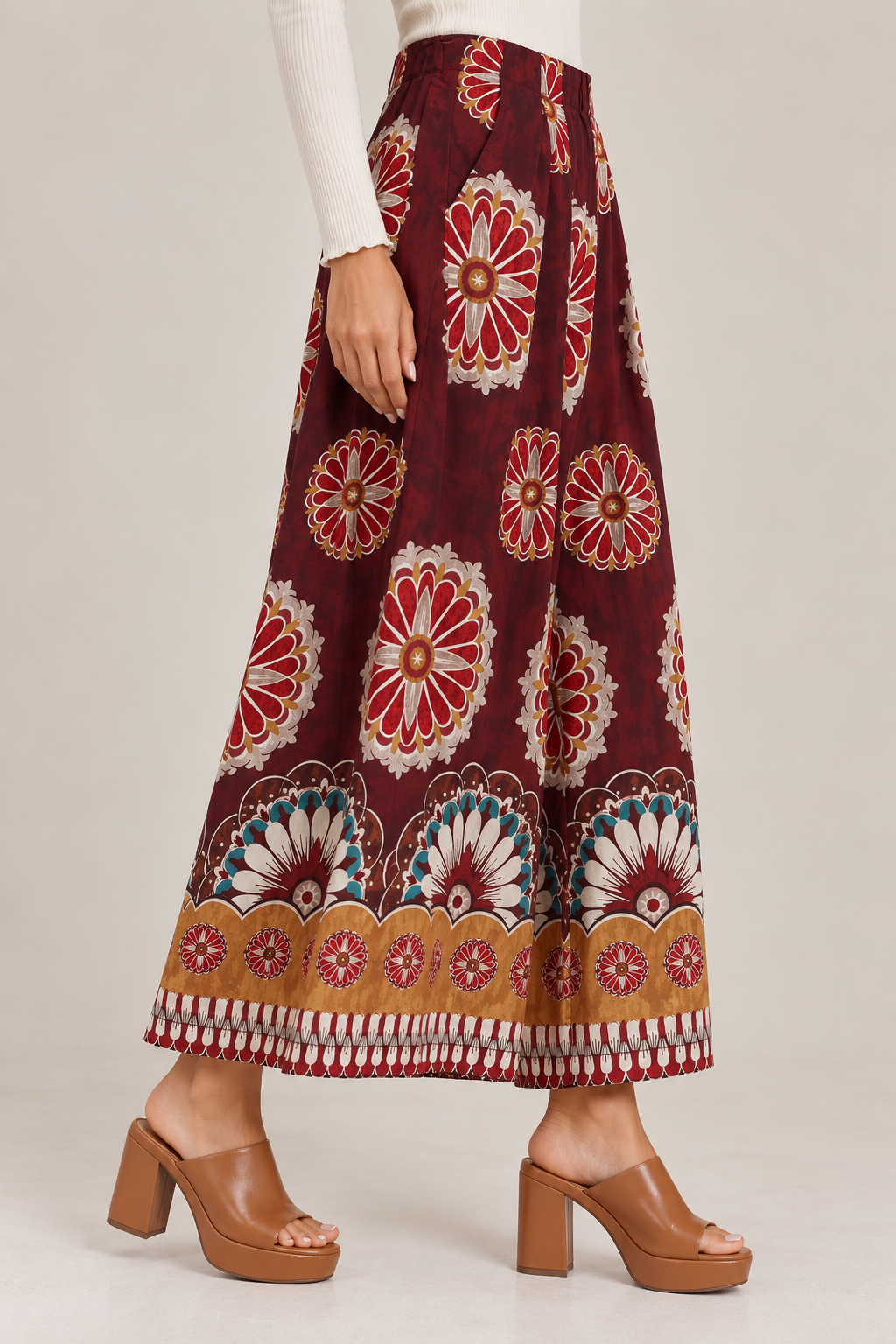 Wine Country Medallion Pants