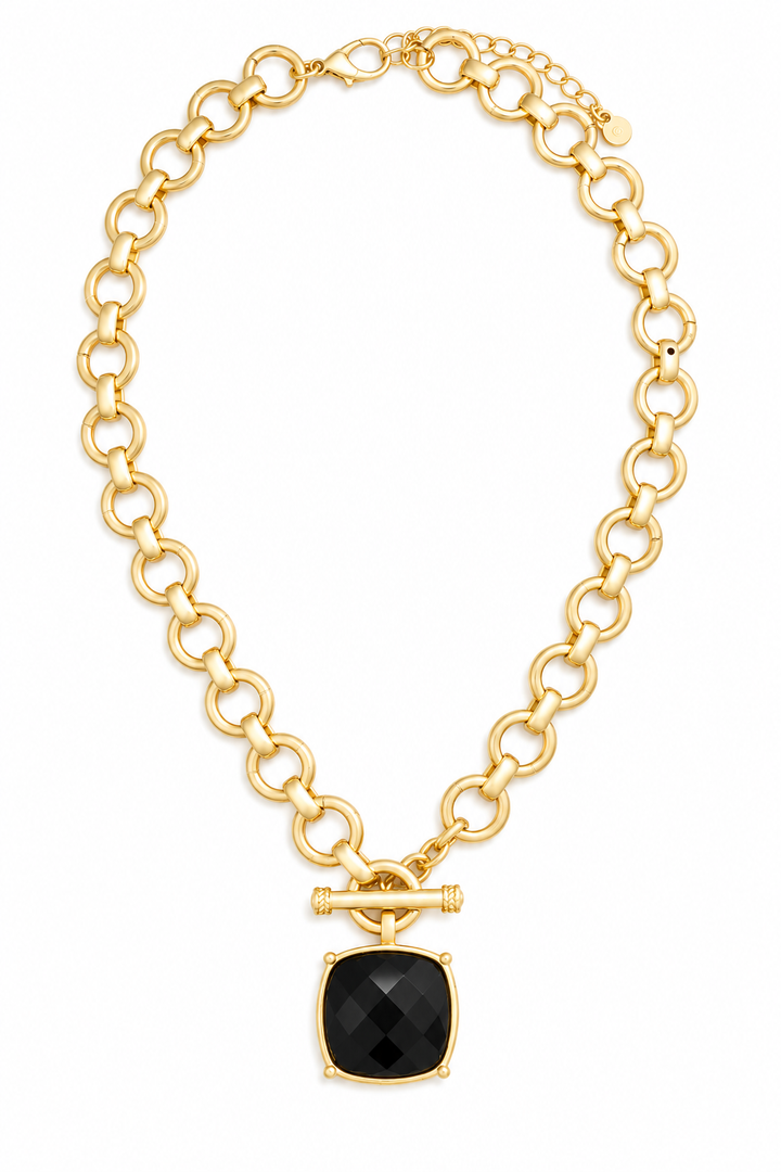 Square One Statement Necklace