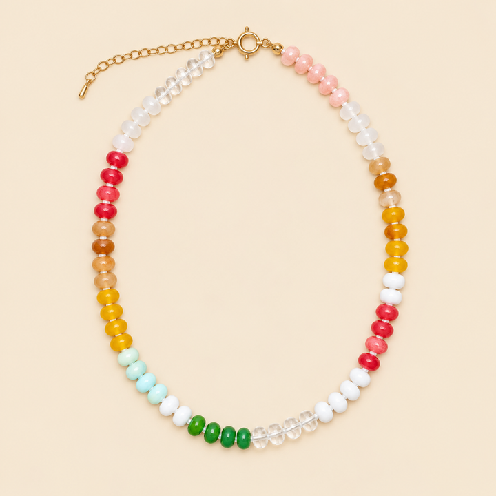 Color Story Natural Stone Necklace