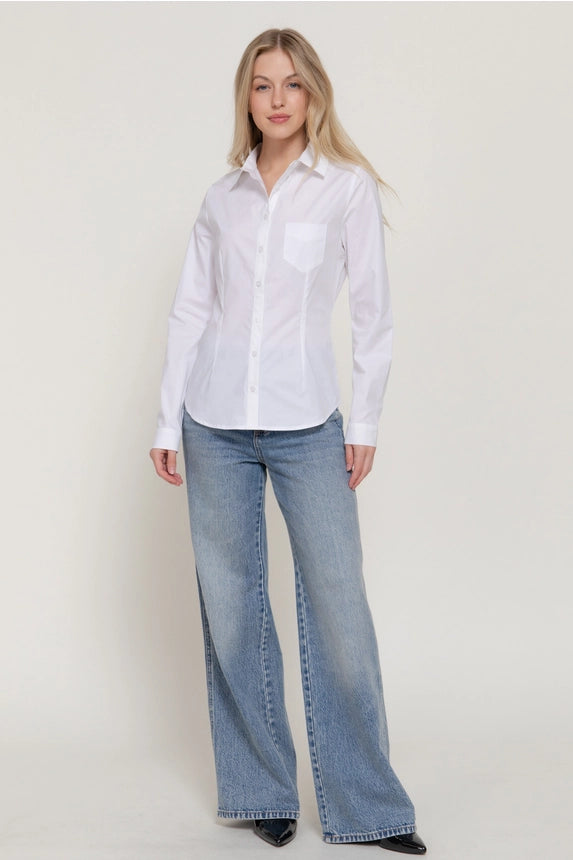 Perfectly Put Together Poplin Shirt