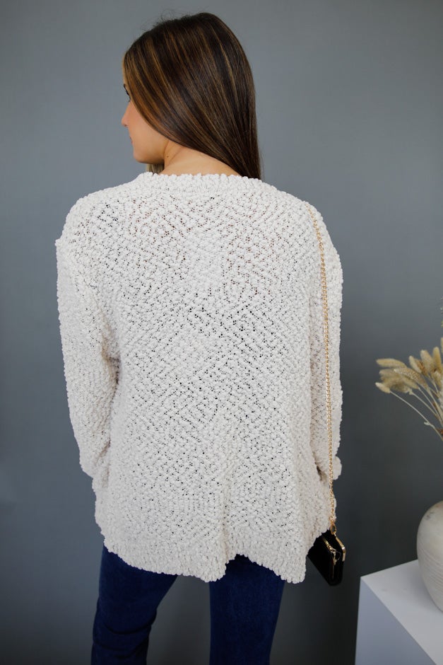 Snuggle Season Popcorn Cardigan *Final Sale*