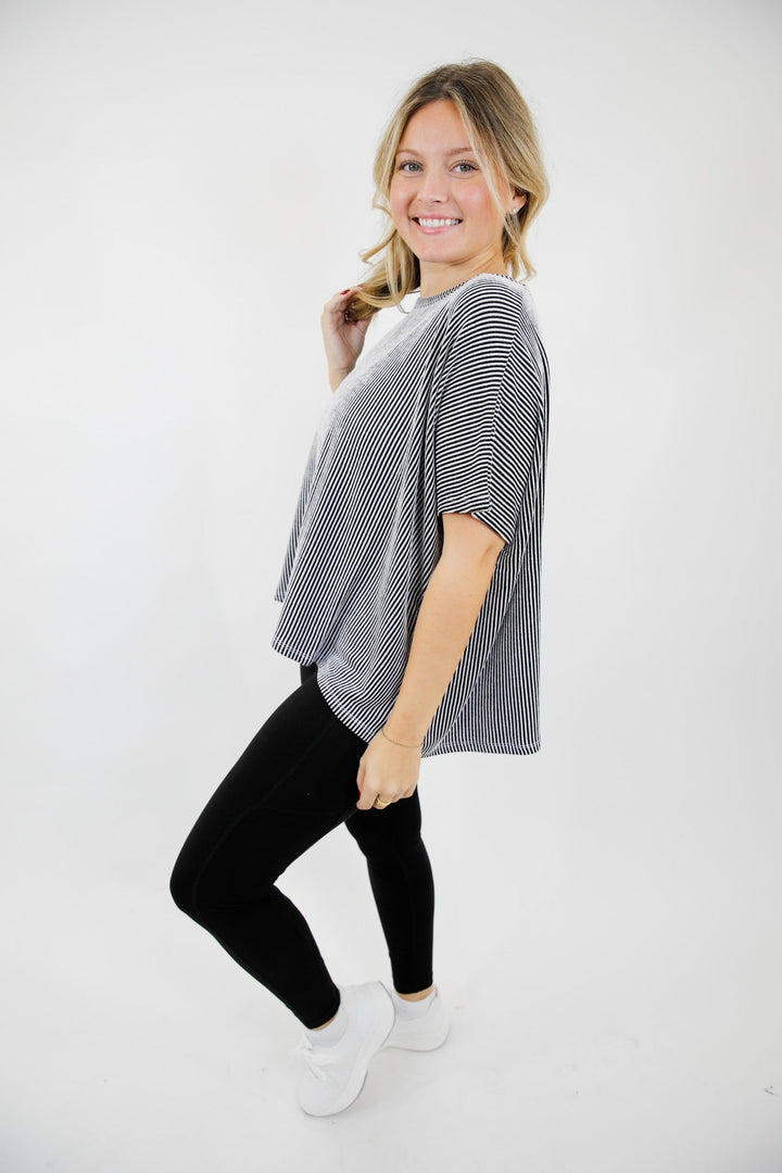 Luxe Escape Short Sleeve Top *Final Sale*