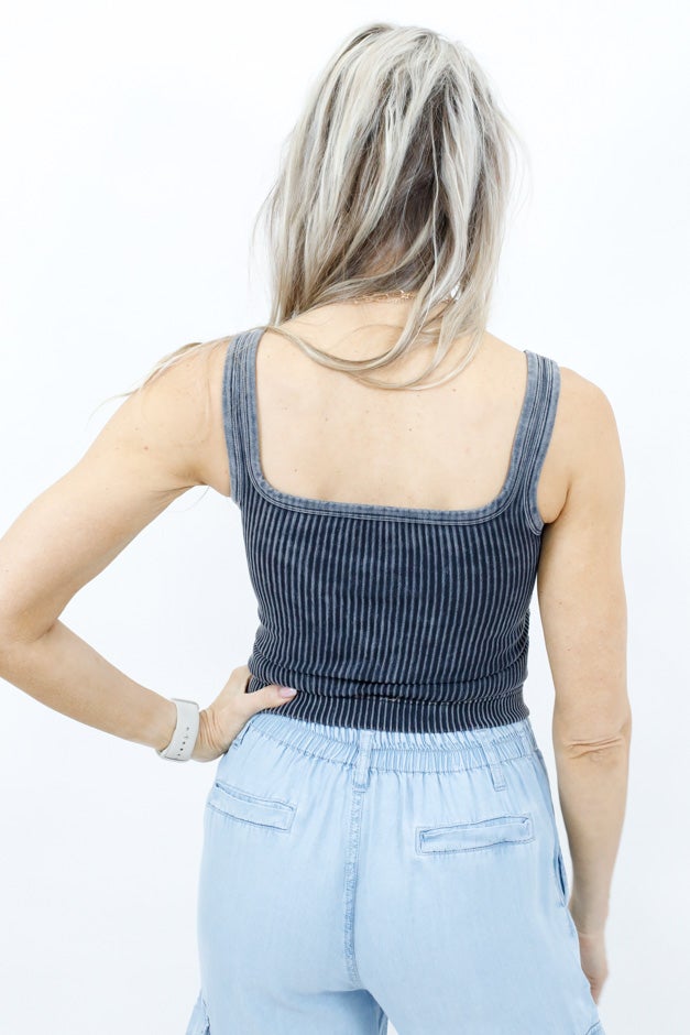 You And Me Ribbed V-Neck Bralette