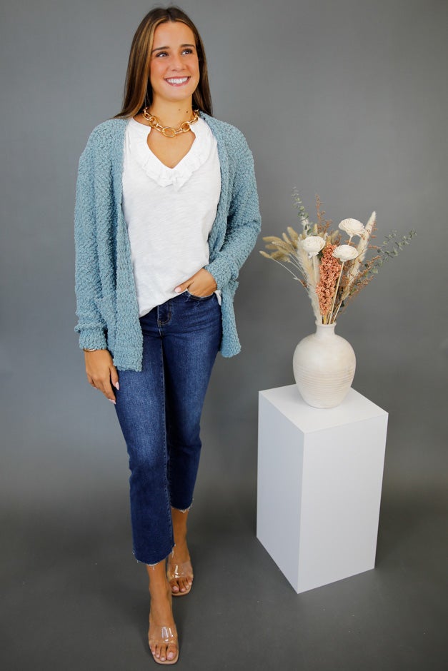 Snuggle Season Popcorn Cardigan *Final Sale*