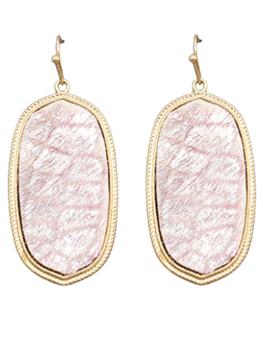 Hexagon Animal Print Earrings - Bold & Modern Statement Jewelry *Final Sale*