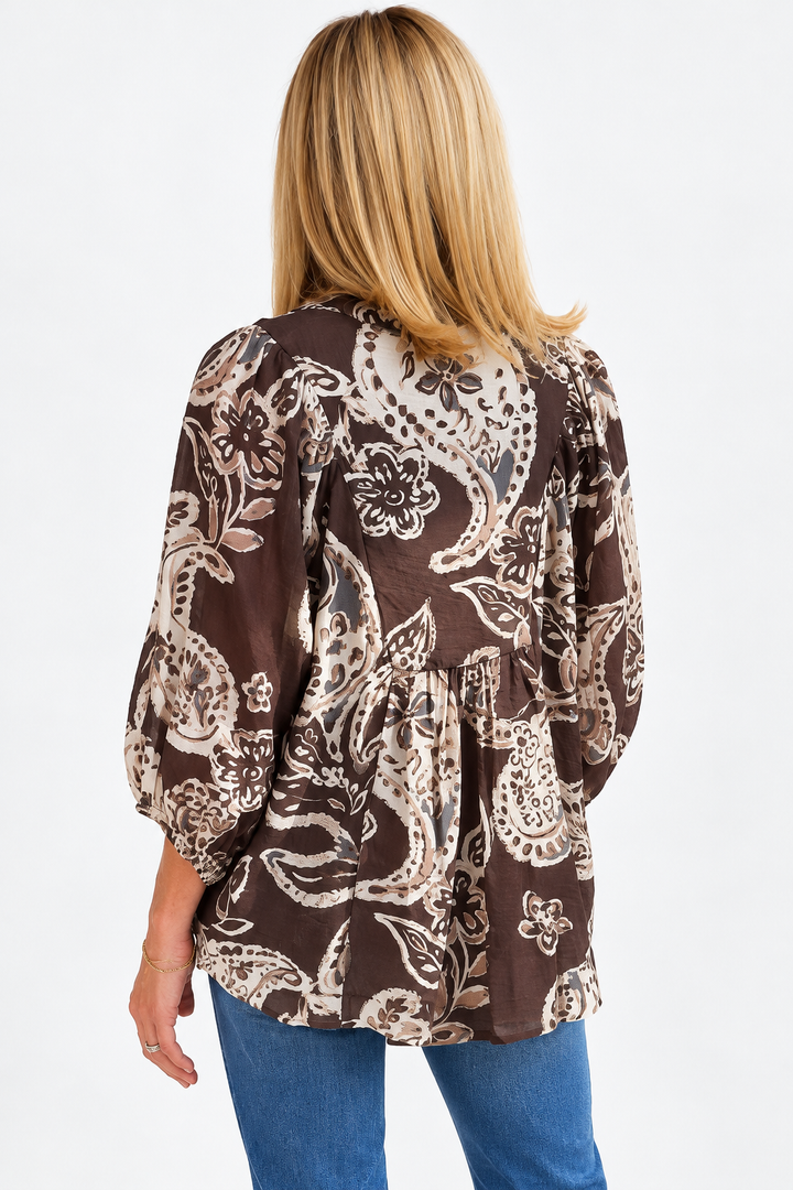 Wild and Free Paisley Blouse