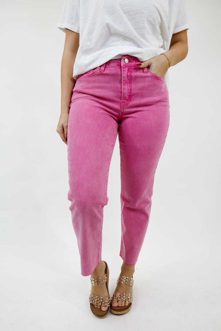 Everyday Essential Cropped Straight Jeans