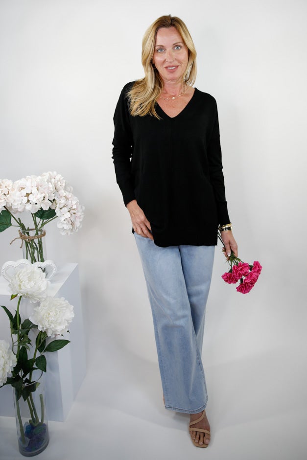 Cozy Up V Neck Sweater