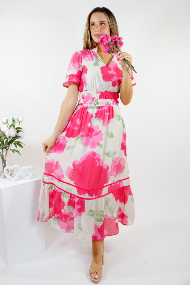 Pretty Things Floral Maxi Dress