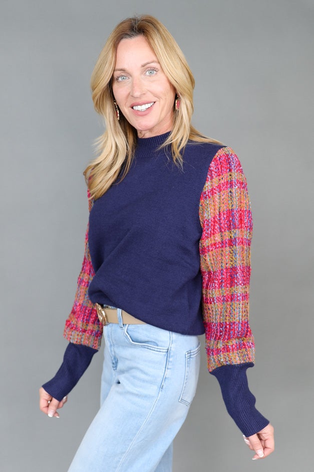 Color Play Knit Sweater