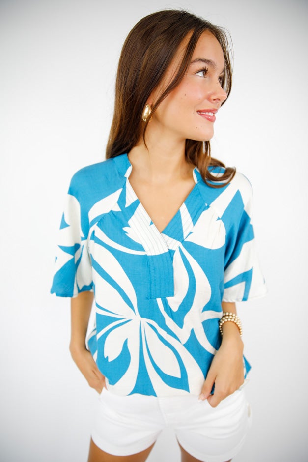 Island Bloom Blouse