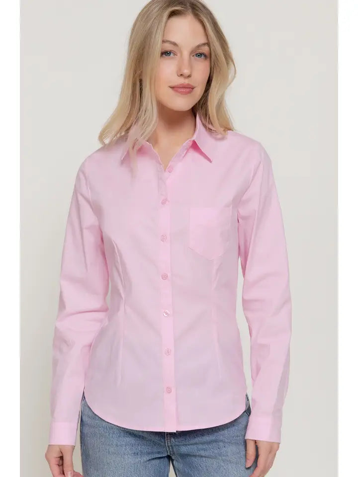 Perfectly Put Together Poplin Shirt