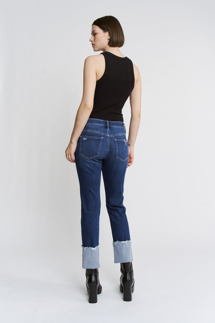 Roll With It Cuffed Straight Jeans