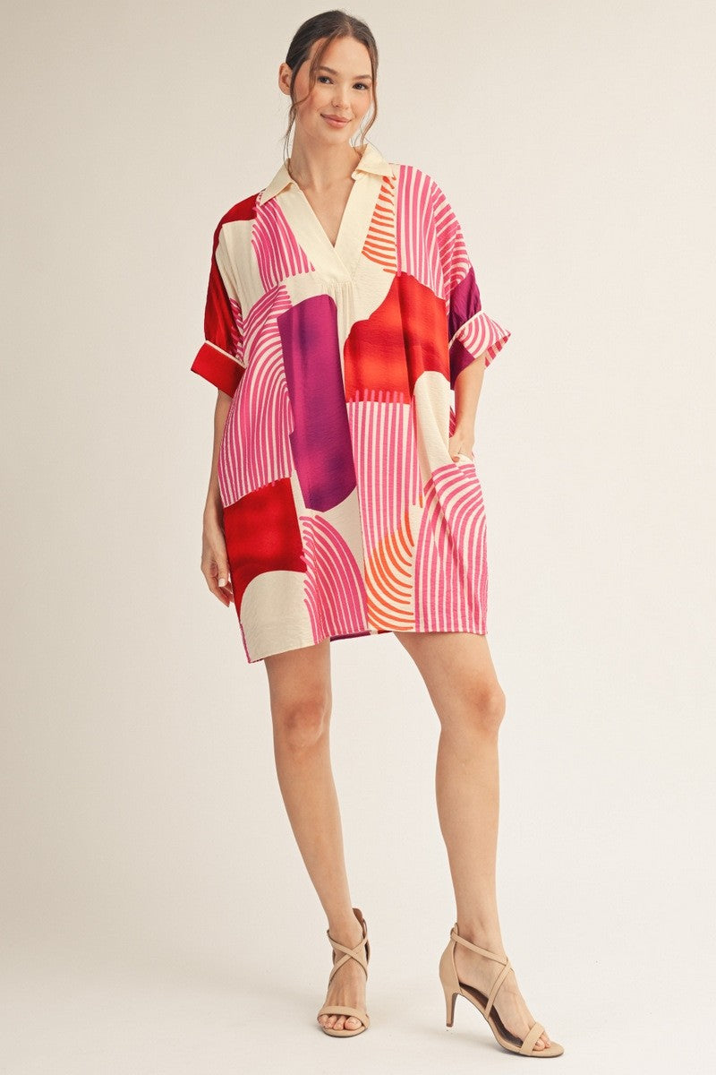 Fiesta Geo Pocket Dress