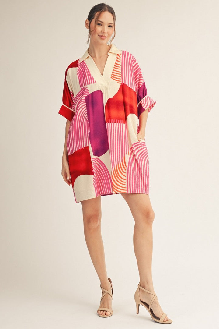 Fiesta Geo Pocket Dress