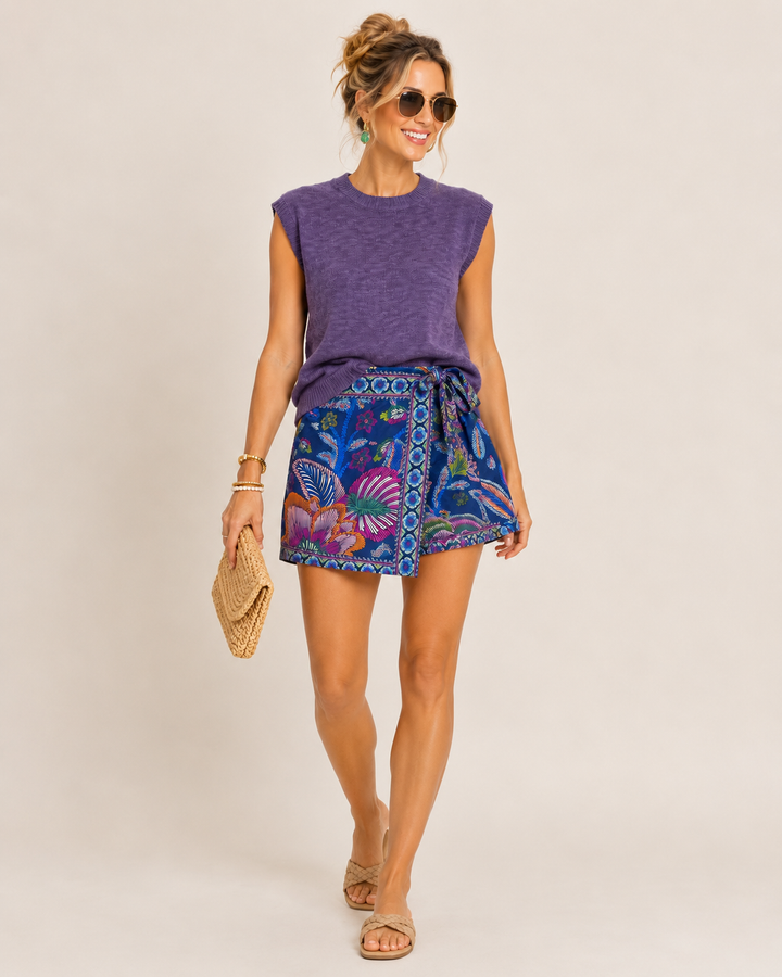 Garden Party Wrap Skort