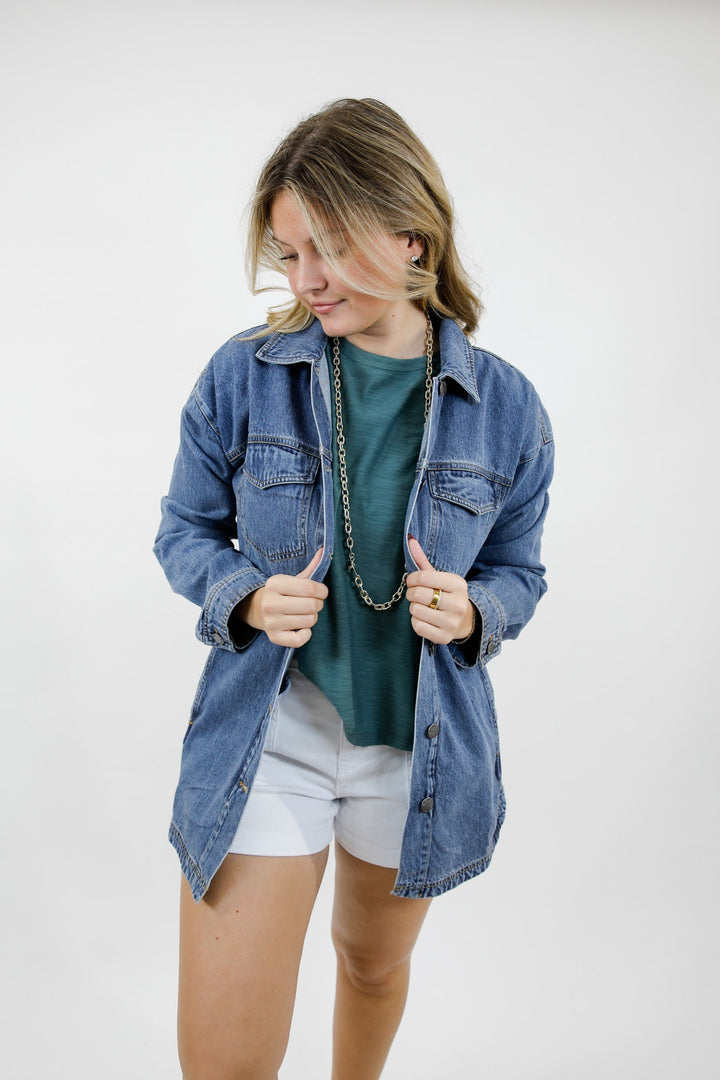 Riverbend Denim Shacket