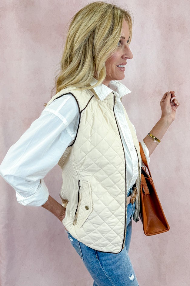 Cozy Luxe Quilted Vest