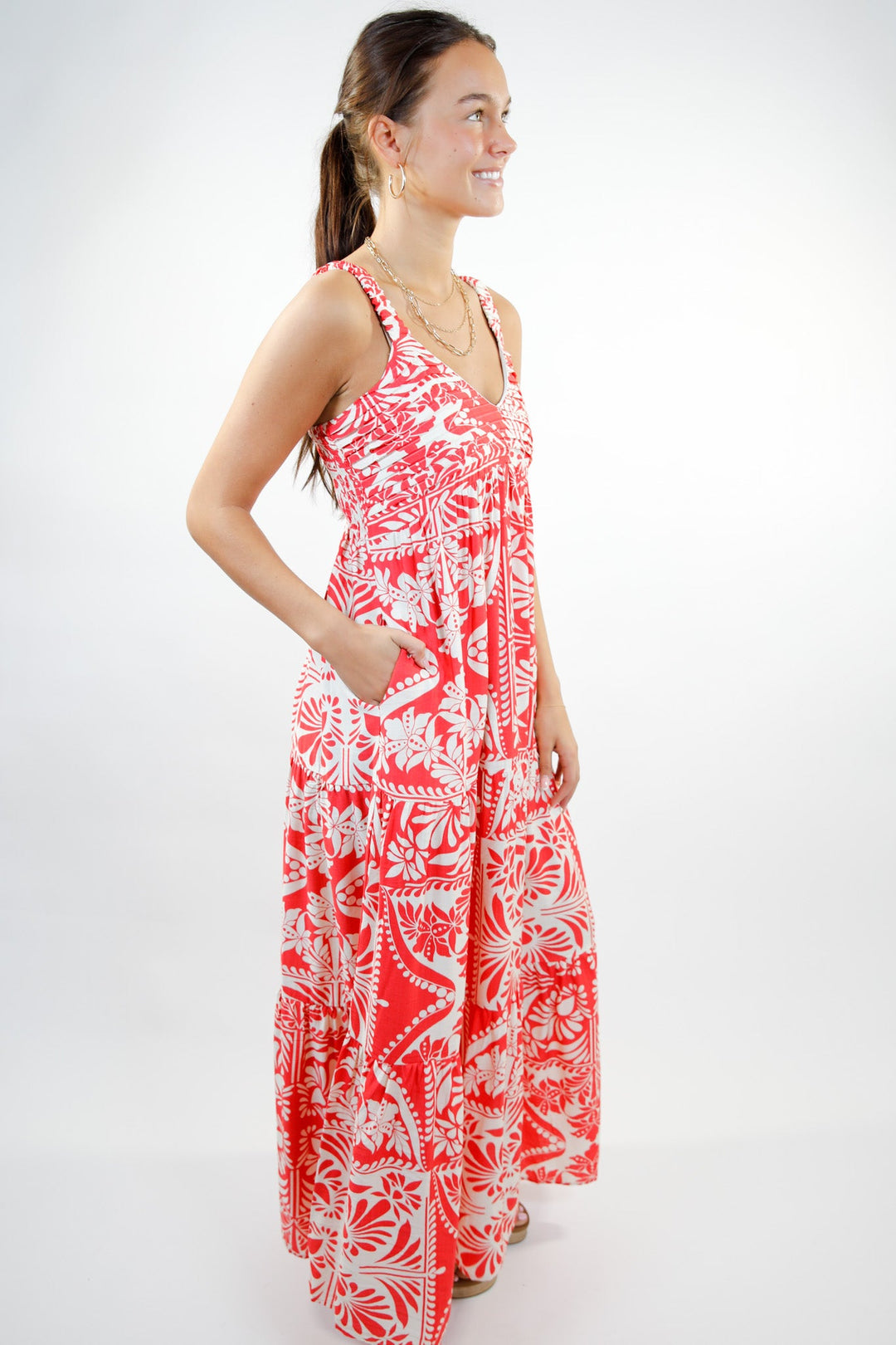 Island Patchwork Maxi Dress
