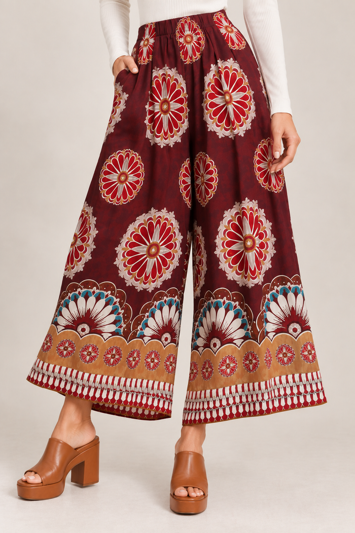 Wine Country Medallion Pants