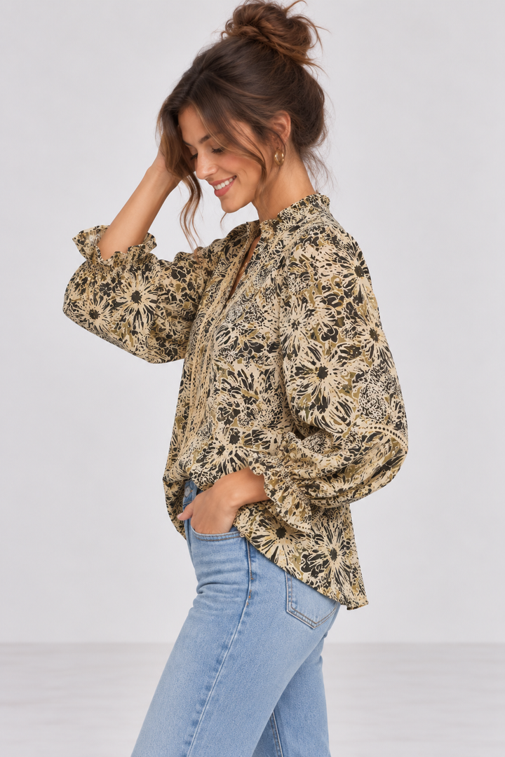 Easy Days Floral Blouse