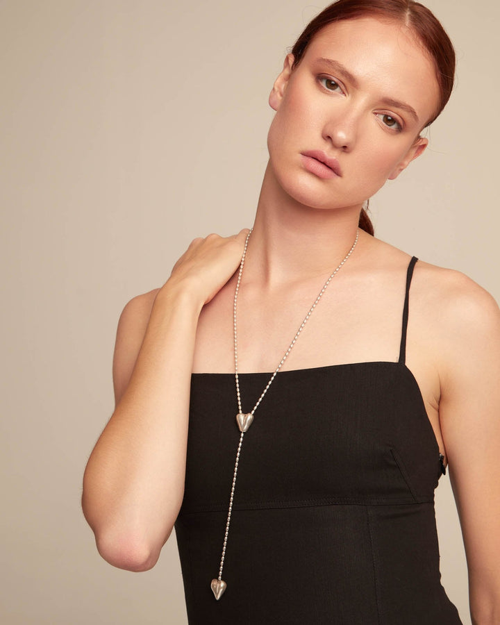 Heart’s Embrace Lariat Necklace