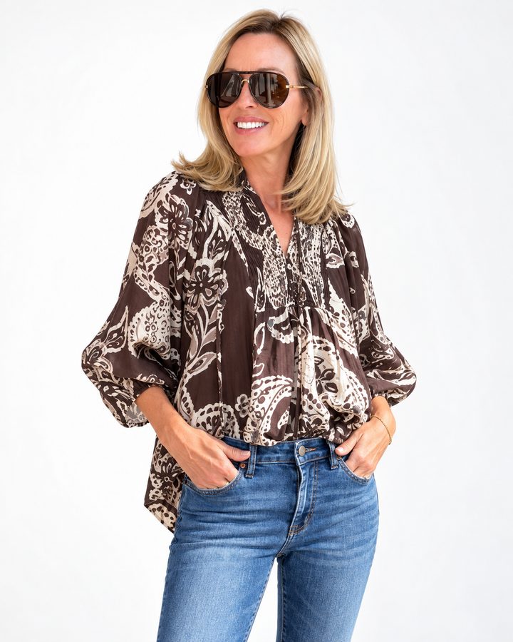 Wild and Free Paisley Blouse