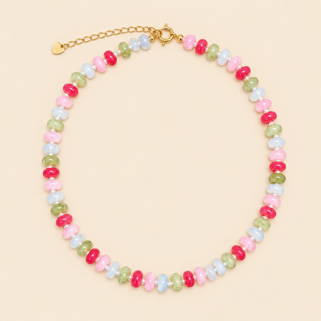 Color Story Natural Stone Necklace