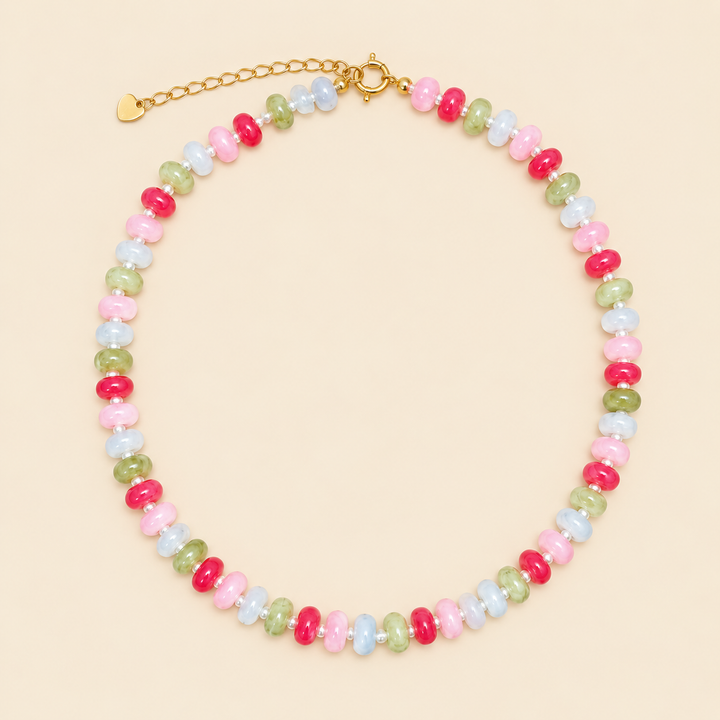 Color Story Natural Stone Necklace