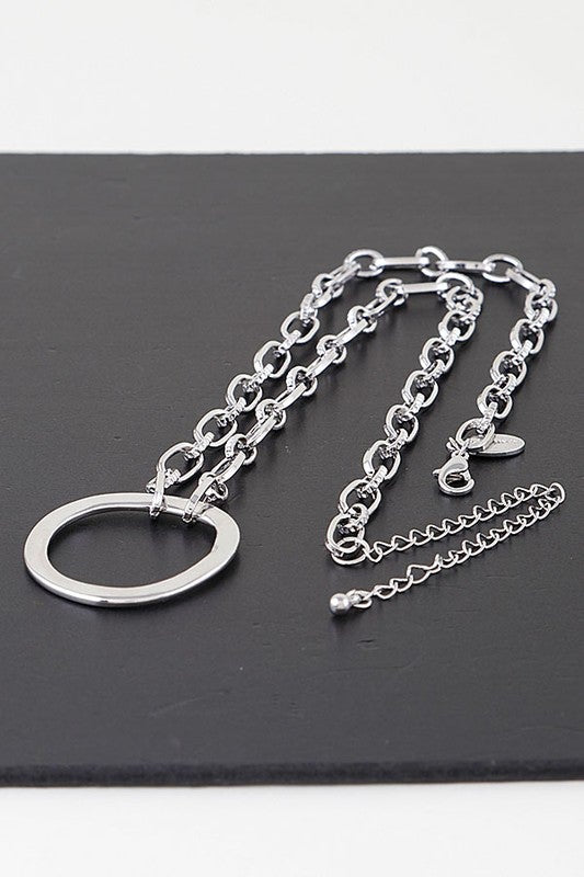 Modern Orbit Chain Necklace