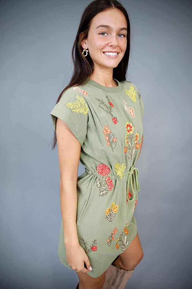Wildflower Haven Embroidered Dress