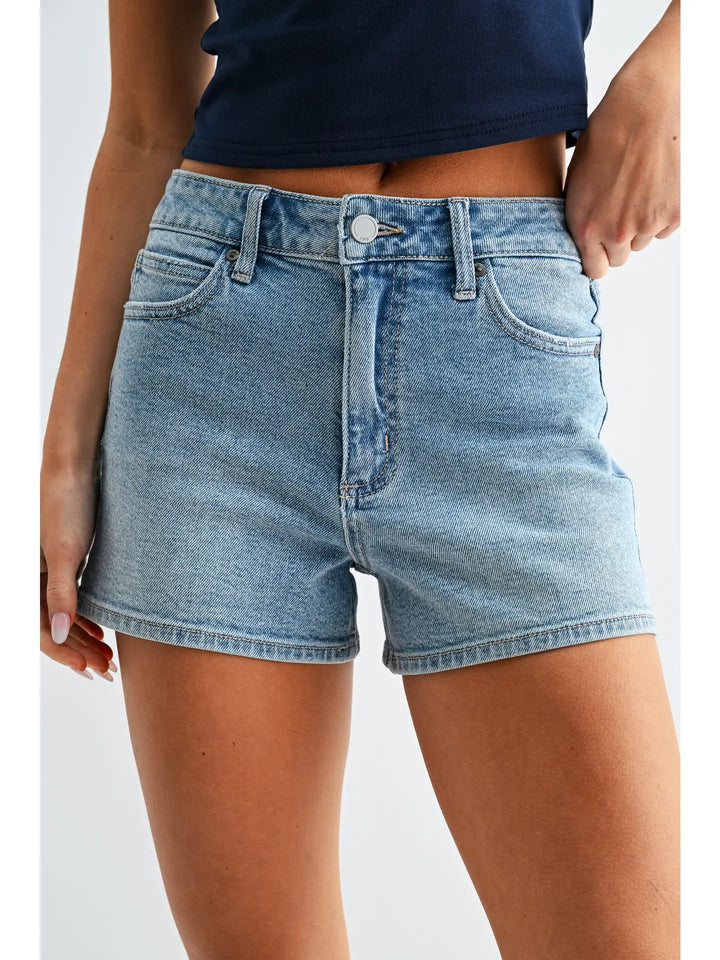 Everyday High Rise Denim Shorts