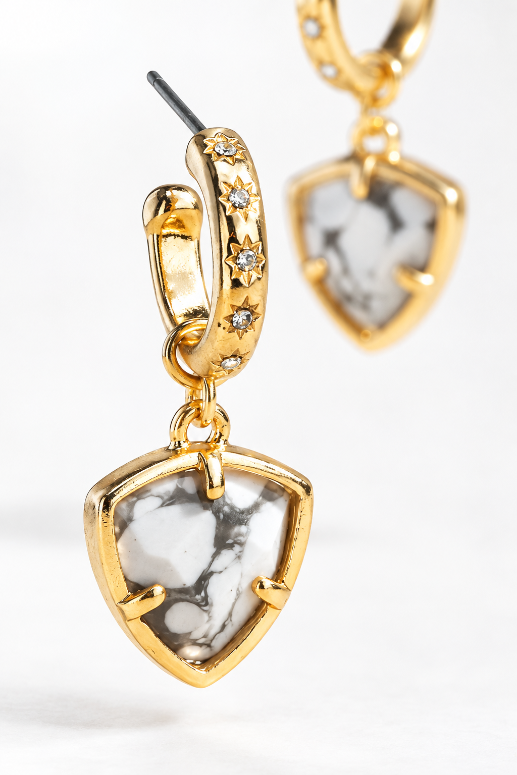 Natural Instinct Triangle Earrings