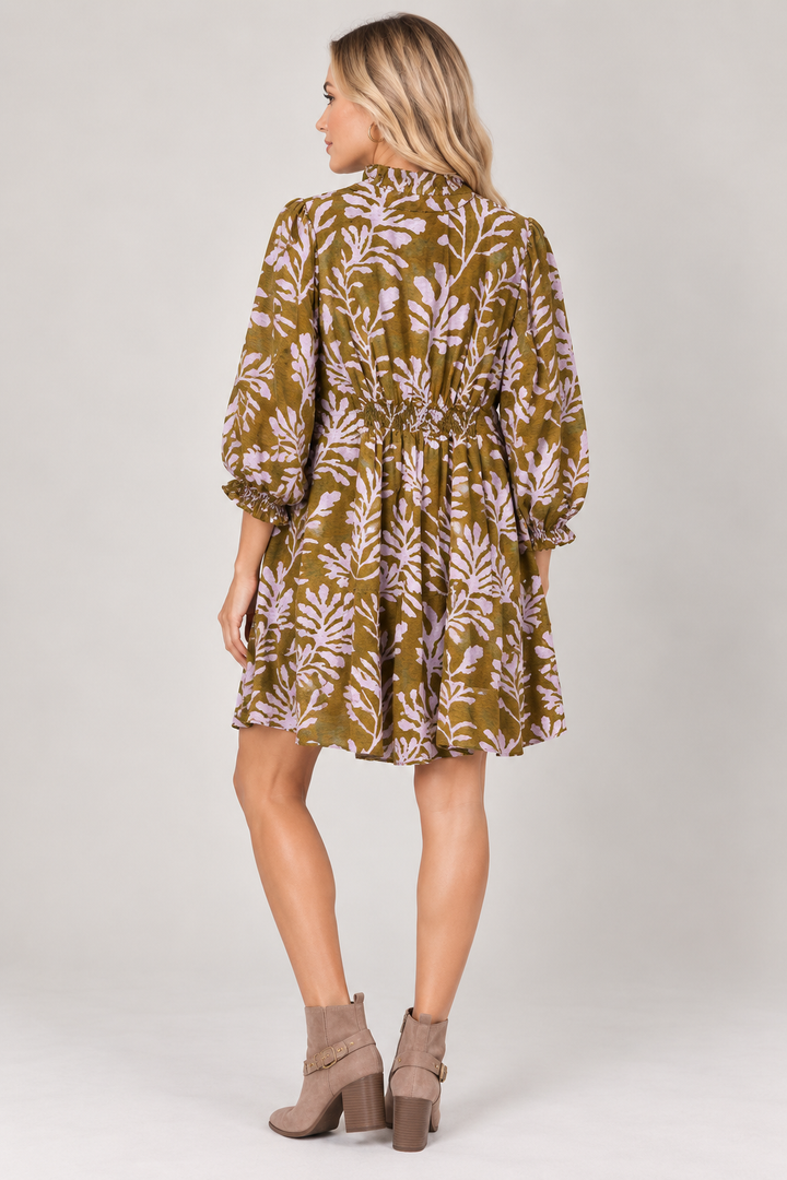 Wander Free Print Dress