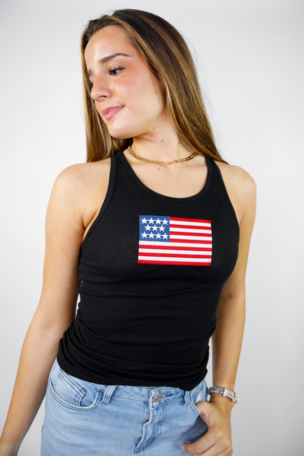 Stars in Style Ribbed Tank