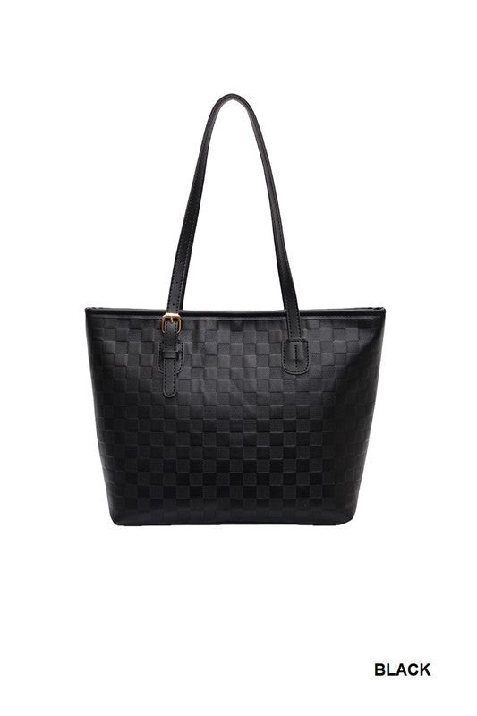 City Luxe Woven Tote