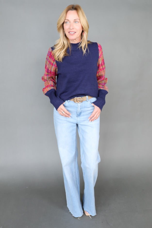 Color Play Knit Sweater