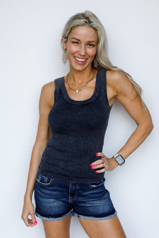 Working Things Out Ribbed Tank