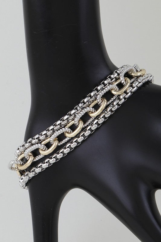 Gilded Links Bracelet