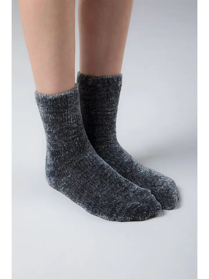 Cozy Pair Chenille Socks