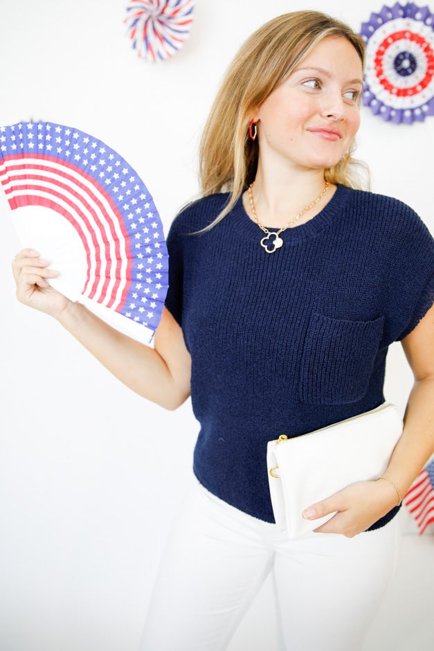 Sunset Chic Sweater Top